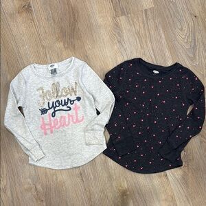 Kids Long Sleeve Shirts - Gray and Black